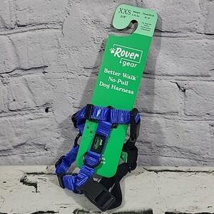 Rover Gear Better Walk No-Pull Dog Harness Size XXS Blue 5-10Lbs New